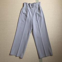センタープレスワイドパンツ　プチプラのあや　ハミングローブのサムネイル