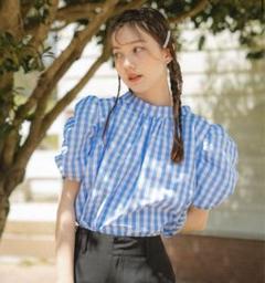 アリソンブラウン　tシャツ　allison brown 紗栄子　さん　ギンガム アリソンブラウン tシャツ allison brown 紗栄子 さん ギンガム