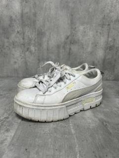 PUMA プーマ　MAYZE メイズ レザー スニーカー 厚底 レディース