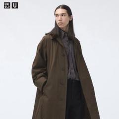 完売品】 UNIQLOU オーバーサイズ ステンカラーコート 新品 坂口