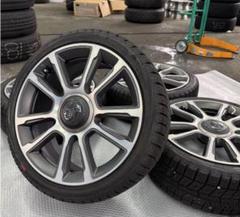 [1/4] アバルト695純正 + 205/40R17 IG70 スタッドレスタ 1/4] アバルト695純正 + 205/40R17 IG70 スタッドレスタ