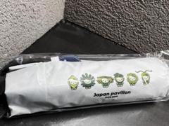 日本館 ハローキティ×大阪万博コラボ　晴雨兼用傘【遮光率99.9%】 大阪万博 日本館限定 ハローキティ Algae 藻類 晴雨兼用折り畳傘