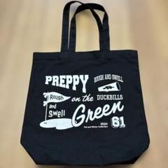 Rough & Swell ネイビー トートバッグ ビッグロゴ・トート 美品 Rough & Swell ネイビー トートバッグ ビッグロゴ・トート 美品