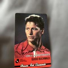 ギド・ブッフバルト　直筆サイン　jリーグカード ギド・ブッフバルト 直筆サイン jリーグカード - メルカリ