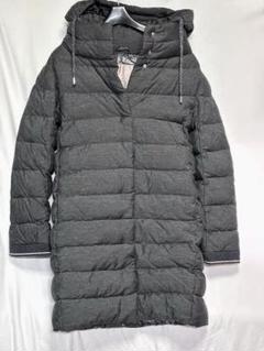 Herno ヘルノリゾートグレー ショートダウンジャケットコート