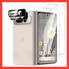 Google pixel Fold ガラスフィルム 2枚 カメラフィルム 2枚