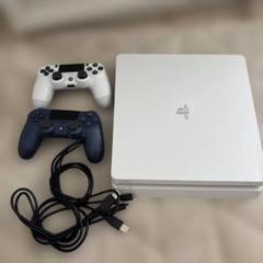 PS4 Glacier White 1TB 本体とコントローラー2つ