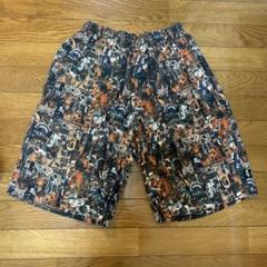80s OLD STUSSY 宗教柄 ビーチショーツ 黒タグ M 美品
