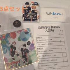 ハイキュー ファンパーク 入場特典 5点