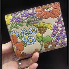 【COACH】タグ付き未使用フローラルプリント スナップ ウォレット CR796 公式】コーチアウトレット | スナップ ウォレット・フローラル