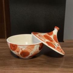 蓋つき煮物椀 八角形 花柄 - メルカリ