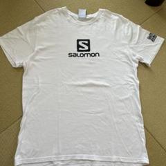 サロモン　白　Tシャツ　Lサイズのサムネイル