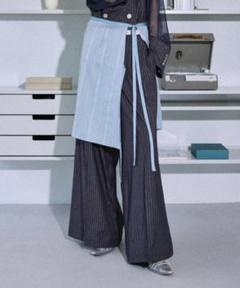 seyto サイズ3 / チュールレイヤードシアーワイドパンツ Tulle layered sheer wide pants / チュールレイヤードシアー