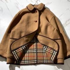 BURBERRY バーバリー　ダブルフェイス　ウールコート　チェック　胡桃ボタン m19374652458_1.jpg?1733333655