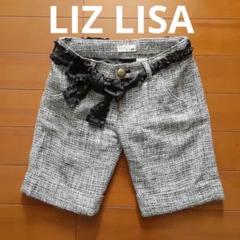 00s 希少 LIZLISA サイドリボン レースコーデュロイショートパンツ 00s 希少 LIZLISA サイドリボン レースコーデュロイショートパンツ