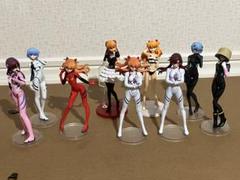 エヴァンゲリオン ガチャ　フィギュア　アスカ　マリ　綾波
