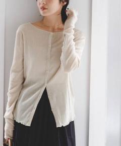 NOBLE シアークレープジャージロングTシャツ  新品未使用 Noble（ノーブル）の「シアークレープジャージロングTシャツ（T