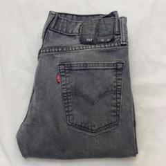 B-303 LEVI'S 514 W32 スリムストレート 黒パッチ メンズのサムネイル