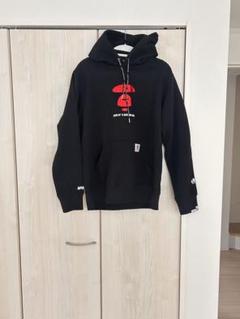 AAPE フード付きパーカー ブラック