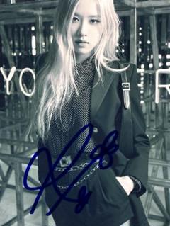 Amazon.co.jp: ロゼ直筆サイン入り2Lサイズ写真…Rose…BLACKPINK