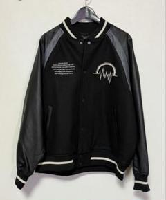 【未使用タグ付き】GU×UNDERCOVER スタジャン L ブラック 未使用 タグ付き ✨️ GU ✕ UNDERCOVER スタジャン L ブラック