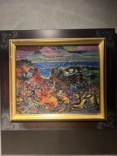 伊藤正【滞船】1971 肉筆油彩画 伊藤正【滞船】1971 肉筆油彩画