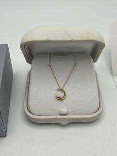 STAR JEWELRY K18ダイヤモンドムーンライトネックレス 保証書有