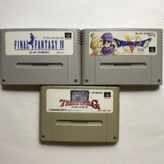 スーパーファミコン　ソフト　まとめ売り　電池交換済み2本とおまけ