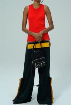toga DOUBLE CLOTH JERSEY WIDE PANTS