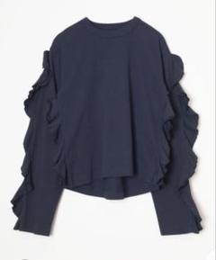 トップス holiday SUPER FINE DRY RUFFLE LONG HOLIDAY「SUPER FINE DRY RUFFLE RUFFLE TOPS」XXL.