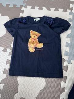 panpantutu クマイラスト Tシャツ 80