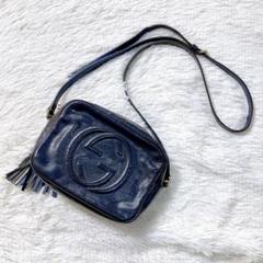 ✨良品✨GUCCI グッチ　ソーホー　ショルダーバッグ　パテントレザー　GGのサムネイル