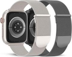 AppleWatch バンド アップルウォッチ ステンレス 2本セット
