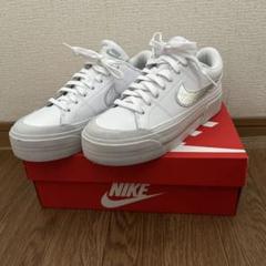 ＊NIKE COURT LEGACY LIFT 24.0cm ホワイト＊美品のサムネイル
