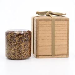 新井司峯　遠山蒔絵　雪吹棗　共箱 漆器 漆芸 茶道具 新井司峯 遠山蒔絵 雪吹棗 共箱 漆器 漆芸 茶道具 - メルカリ