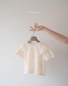 anggo honey blouse Mサイズ 新品未使用 韓国子供服