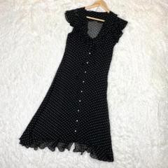 『POLO RALPH LAUREN』(0) シルク フリル ワンピース