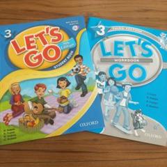 美品未使用☆子供英語教育２冊セットＣＤ付き　ＬＥＴ’Ｓ　ＧＯ2のサムネイル