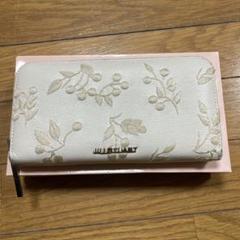 JILLSTUART ブラック花柄刺繍 長財布