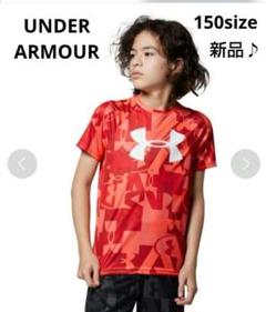 アンダーアーマー【新品】UAテックビッグロゴプリントTシャツ　150size