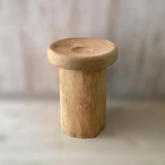 木製スツール ①円形座面 シンプルデザイン