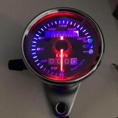 12v バイク LED バックライト 機械式 スピードメーター アナログ