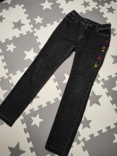 CASTELBAJAC 38 黒紫 ストレッチパンツ CASTELBAJAC 38 黒紫 ストレッチパンツ