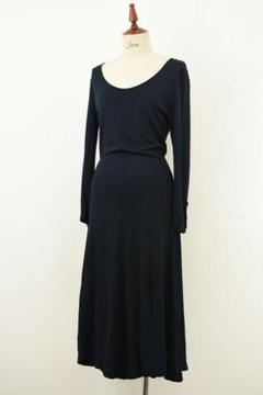 B0951 MaxMara マックスマーラ レディース 長袖ロングワンピース