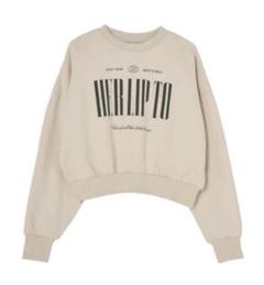 Her lip to スウェット Her lip to CAFE Original Goods PRESS wearing