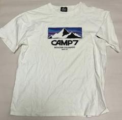 CAMP7 キャンプセブン ロゴプリント Tシャツ Lサイズ USED