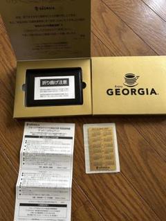 あ*郎様 純金名刺 純金カレンダー 三菱マテリアル GEORGIA ジョージア あ*郎様 純金名刺 純金カレンダー 三菱マテリアル GEORGIA