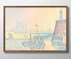 ポール・シャニック、サン=トロペの松の木、海外版超希少レゾネより Paul_Signac_-