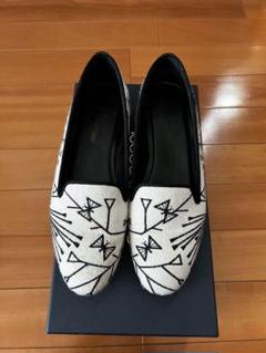 未使用✨セルジオロッシ　SR1 SLIPPERS BLACK ローファー　レザー セルジオロッシローファー