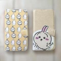 iPhone X　XS　用　ちいかわ　うさぎ　手帳型　ケース　２個　セット